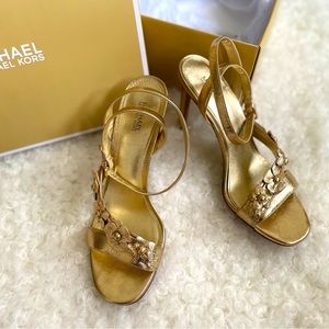 Gold Michael Kors Heels